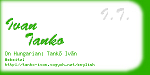 ivan tanko business card